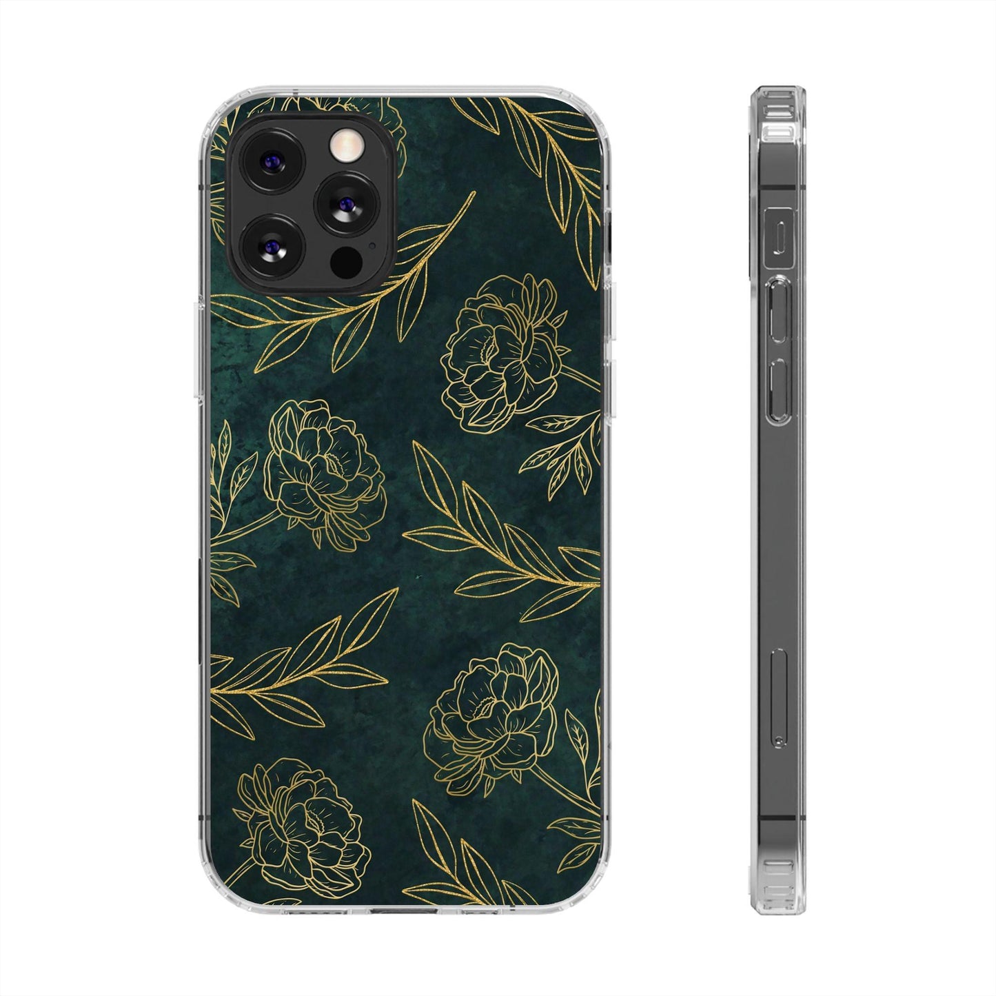 Floral Pattern Clear Cases