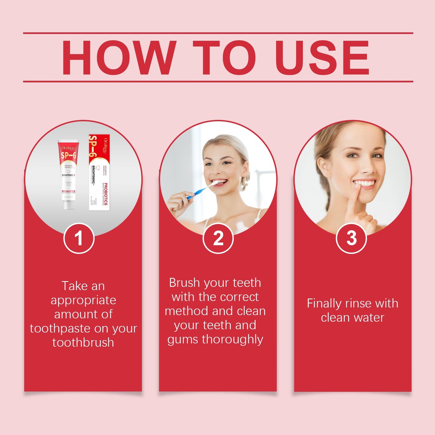 Probiotic Brightening Toothpaste Dental Hygiene And Stain Reduction Care Oral Care Toothpaste
