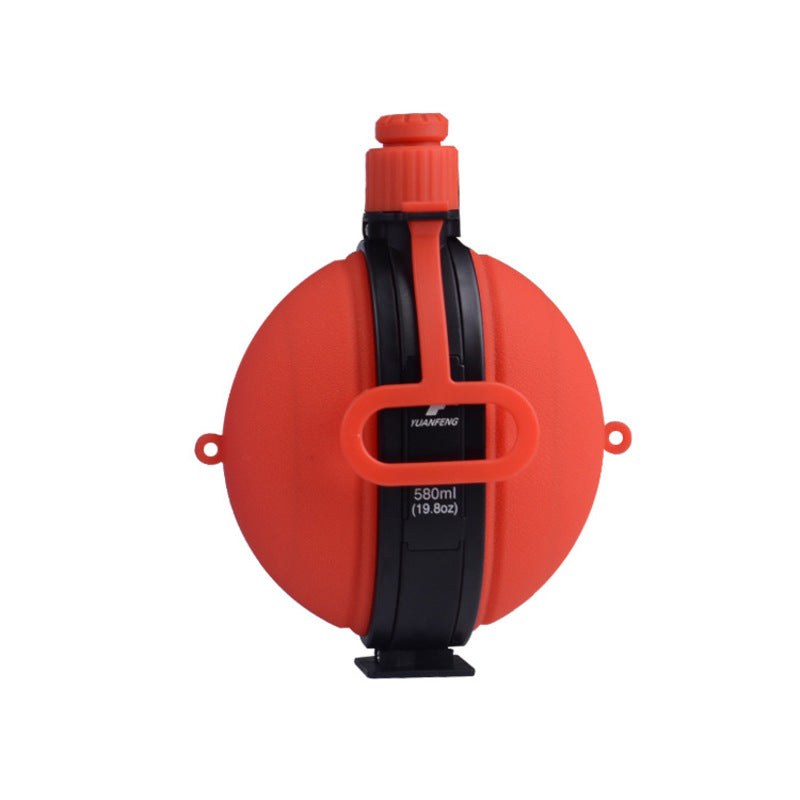 Silicone Folding Water Bottle Manufacturer Outdoor Portable Sports Water Bottle Fitness Hiking Water Bottle 580Ml