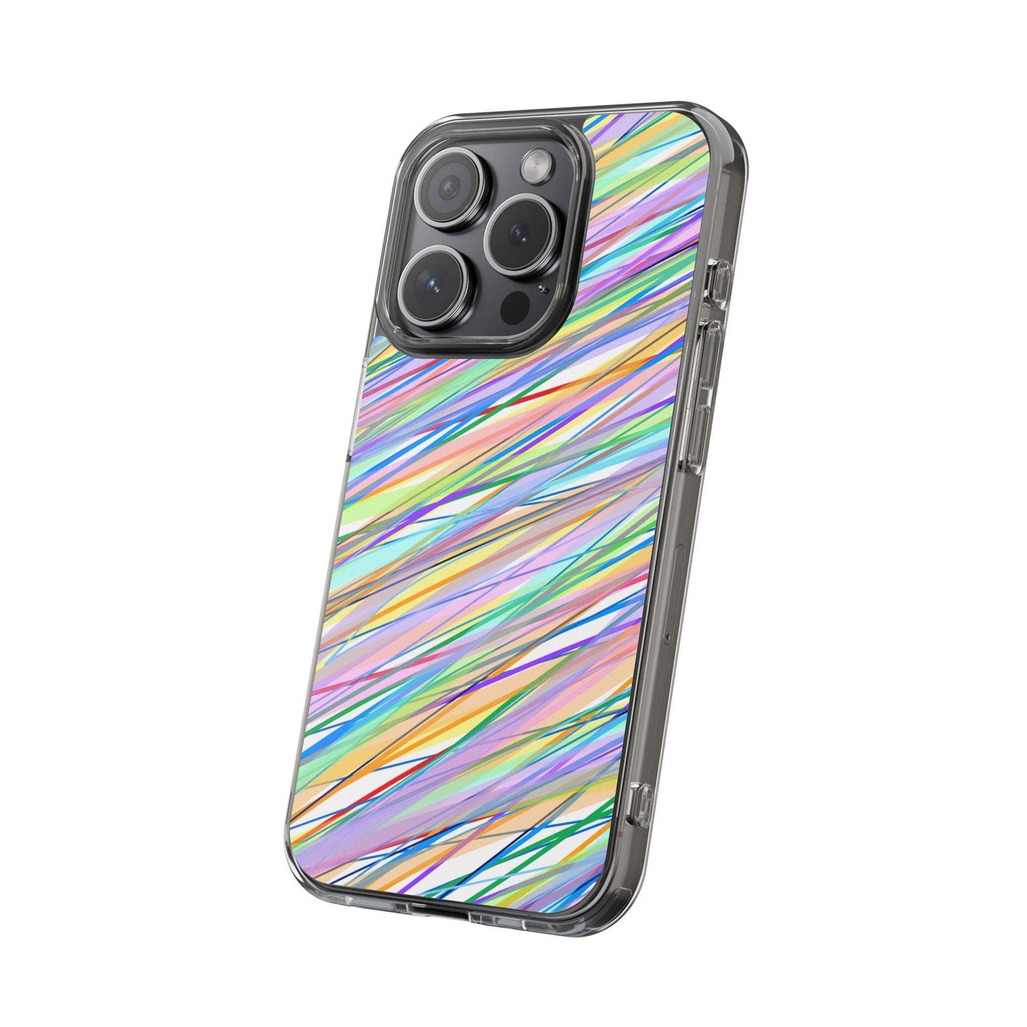Threads Of Colors Clear Case