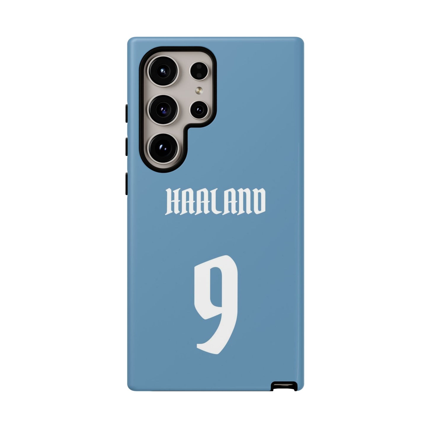 Erling Haaland PowerStrike – Rugged Dual-Layer Protection & Slim Profile | Compatible with iPhone 8 to 16 Pro Max & Samsung Galaxy S10 to S25 Ultra