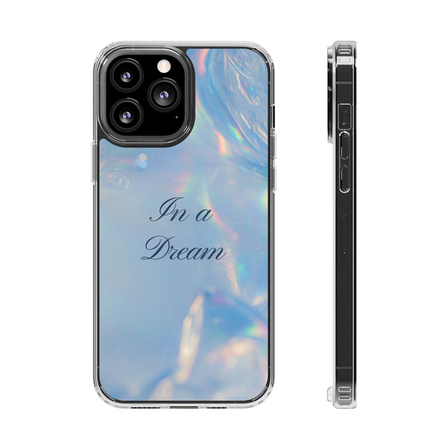 In a Dream Shinny Blue Clear Cases