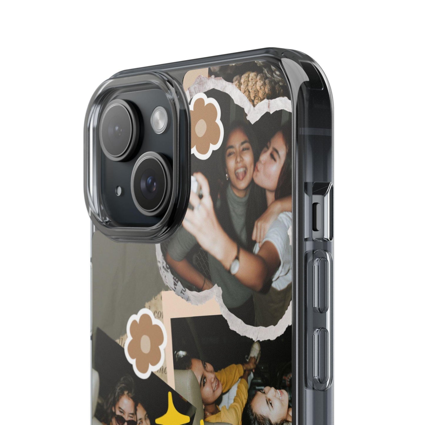 Memories In Retro Templet  Custom Printed Clear Cases