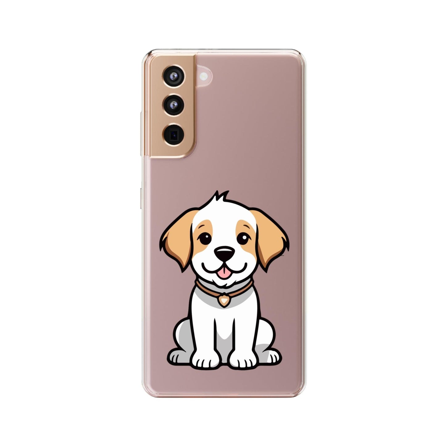 Clear Cases With Dog Printed