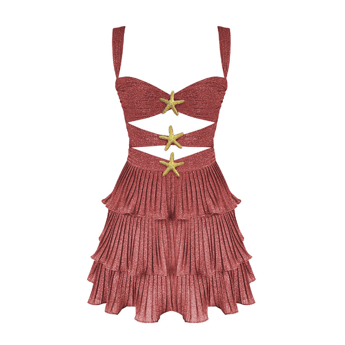 A-shaped cake skirt one-piece beach set sexy one-piece