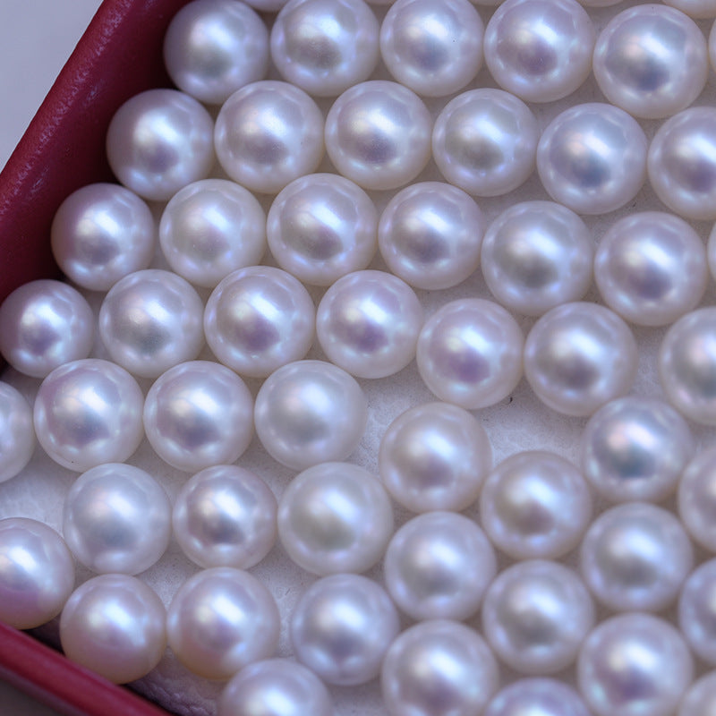 Flawless White Pearl Stud Earrings