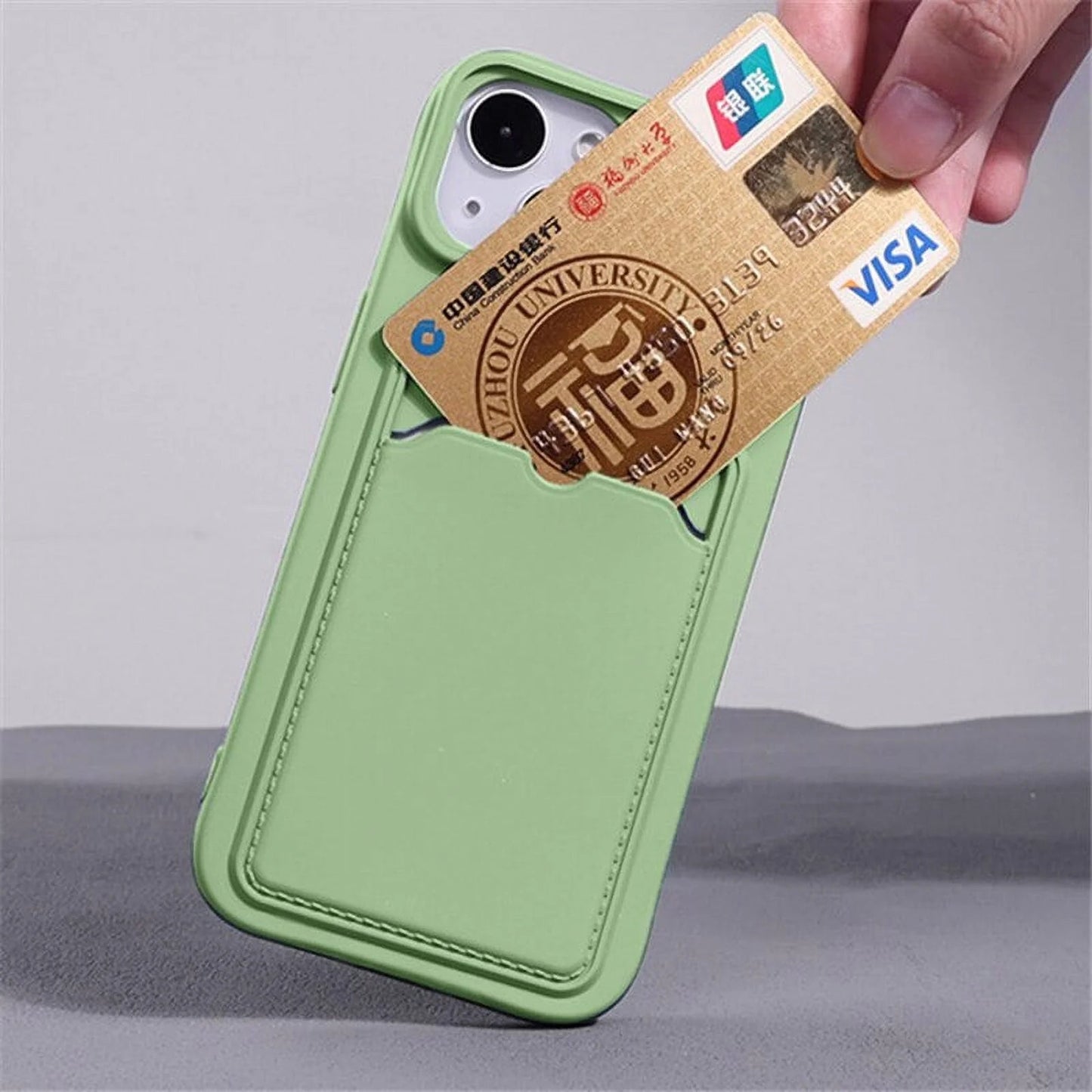 📱 Slide Camera Protection Wallet Phone Case