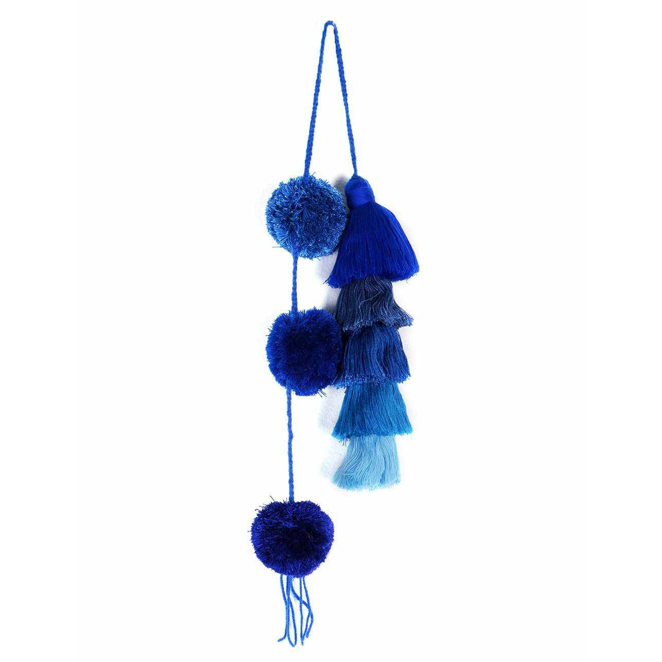 Bonita Boho Rainbow Tassel & Pom Pom Charm | Bag Accessory | Handmade in Thailand