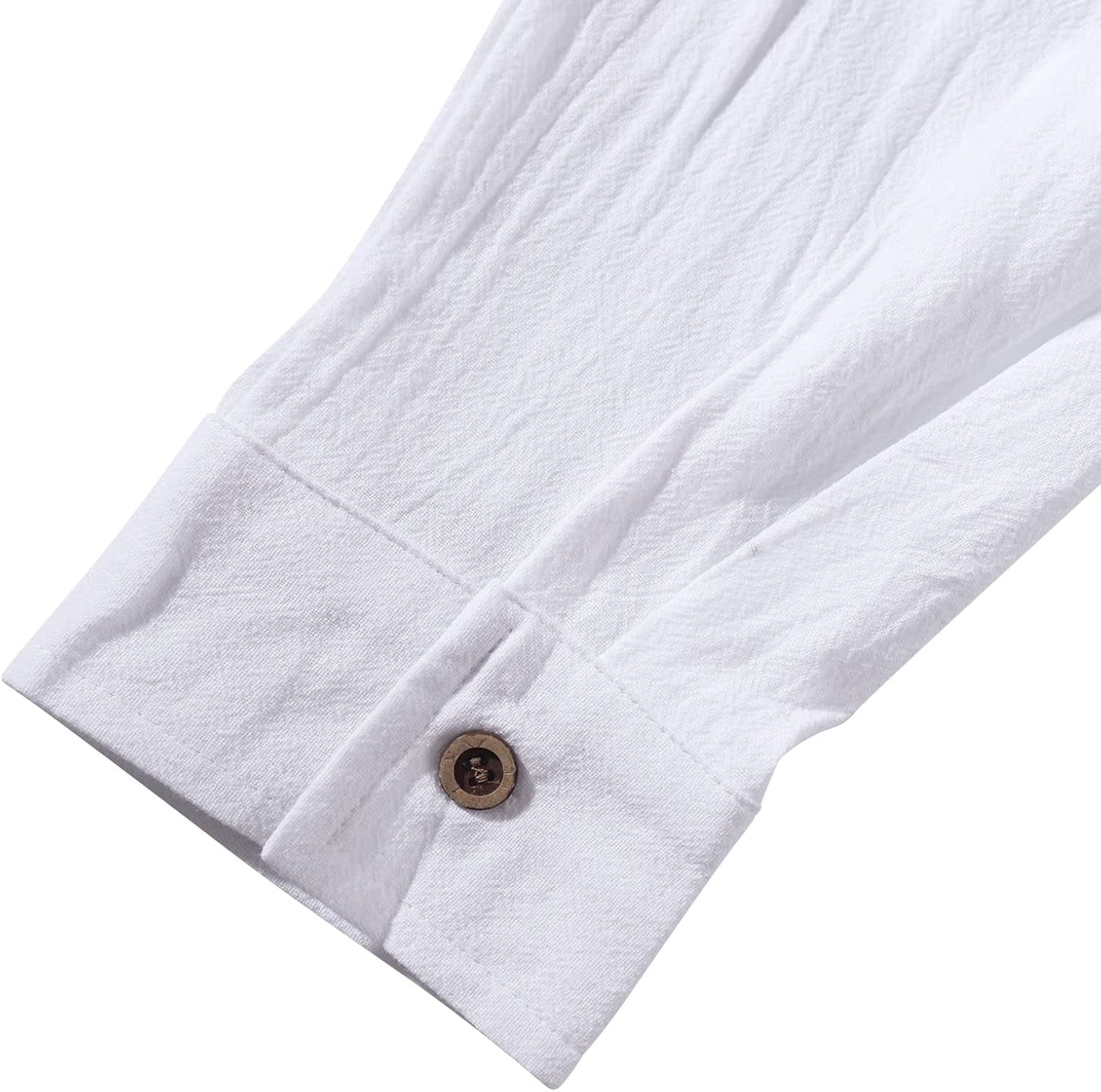 Men’s Fashion Linen Long Sleeve Shirt