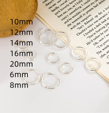 Women's Fashion Square Glossy Circle Ear Clip