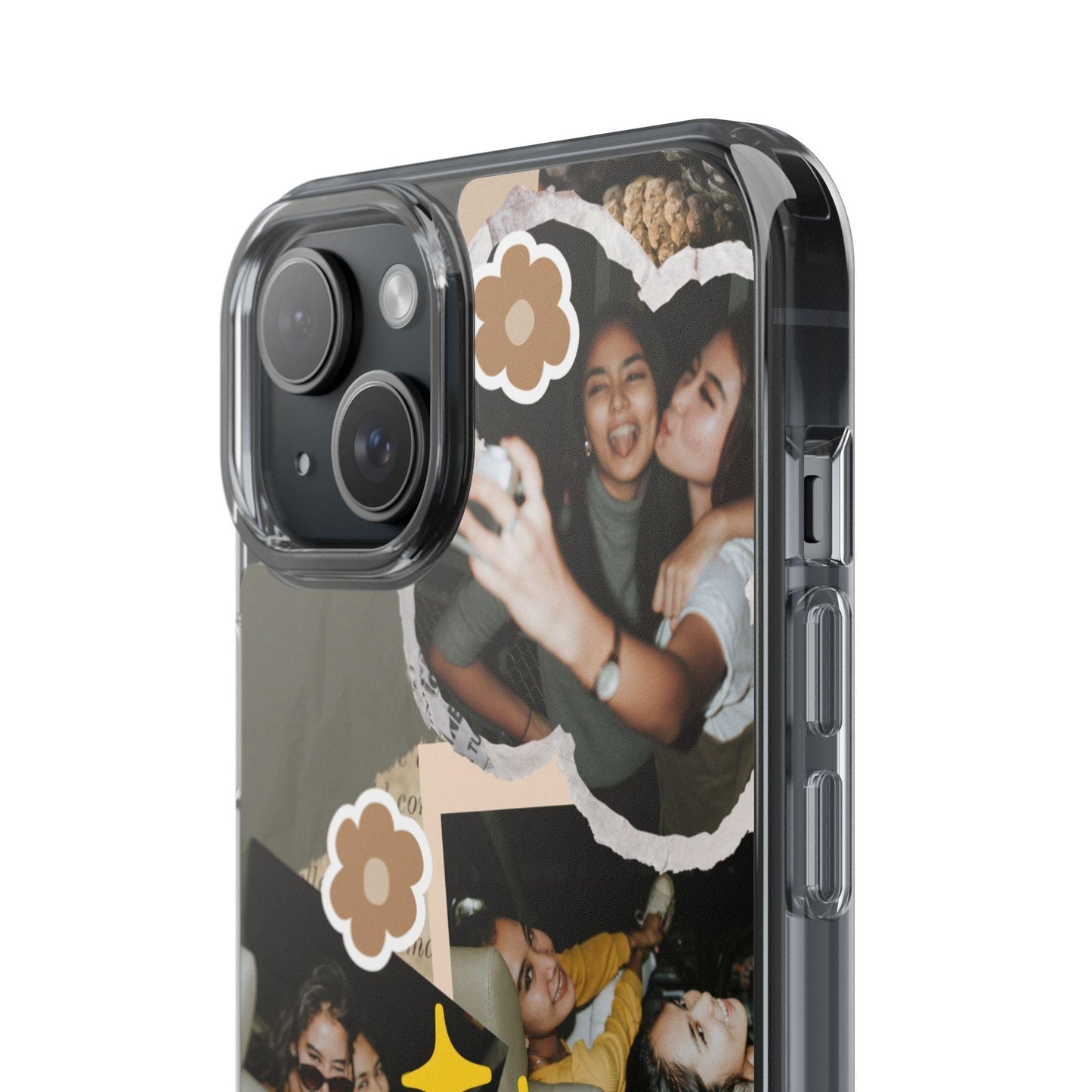 Memories In Retro Templet  Custom Printed Clear Cases