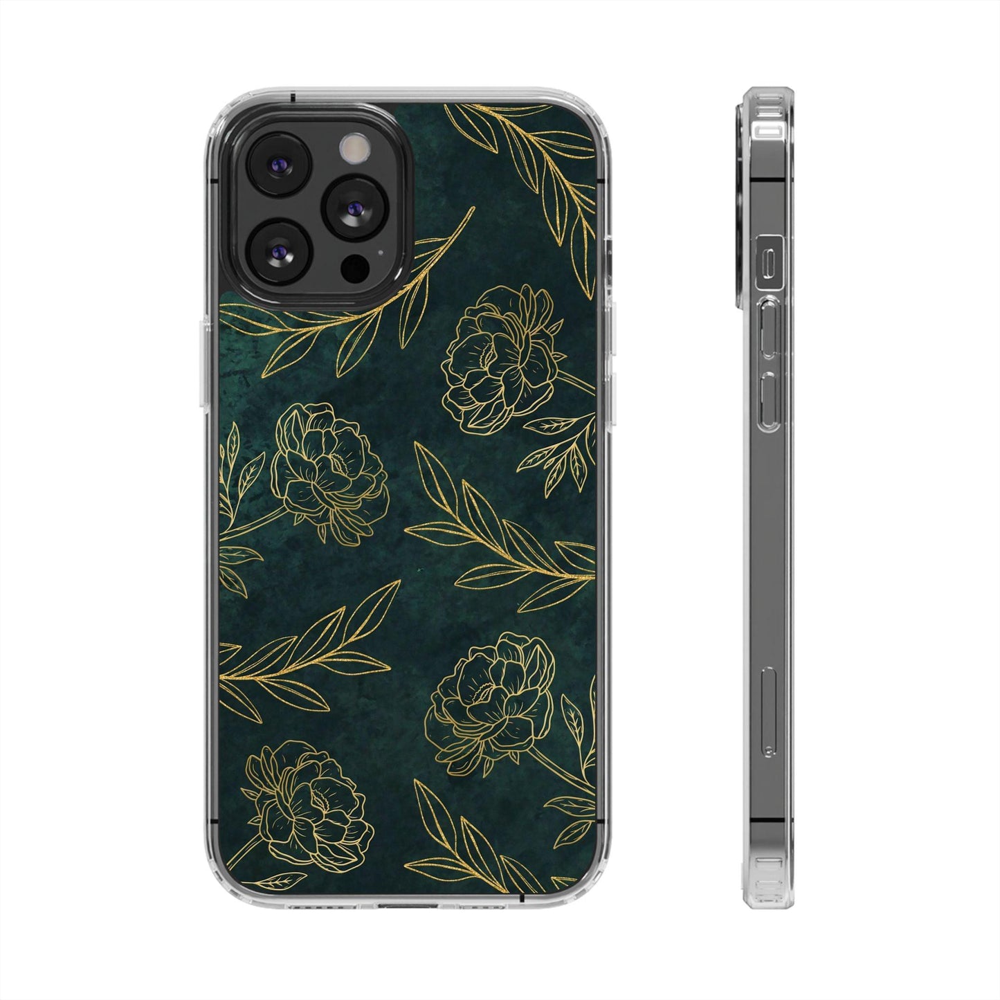 Floral Pattern Clear Cases
