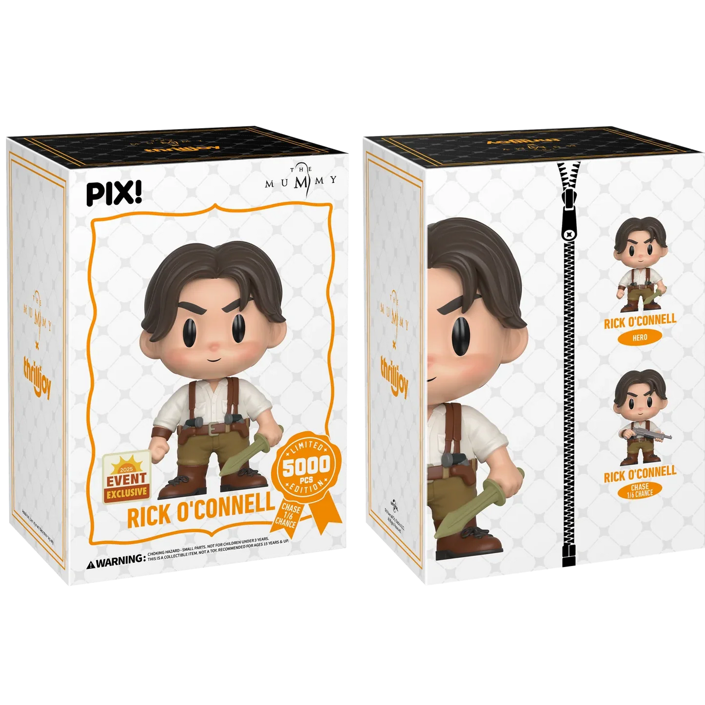 [Thrilljoy] [EXCLUSIVE] The Mummy - Rick O'Connell LE5000 PIX Vinyl Figure (1 in 6 Chance at Chase)