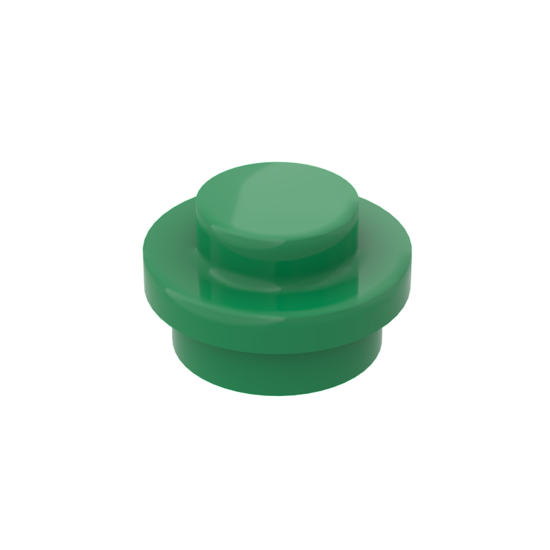 Green 4073 1x1 Round Plate Brick – Choose Quantity – LEGO® Compatible Bulk Lot