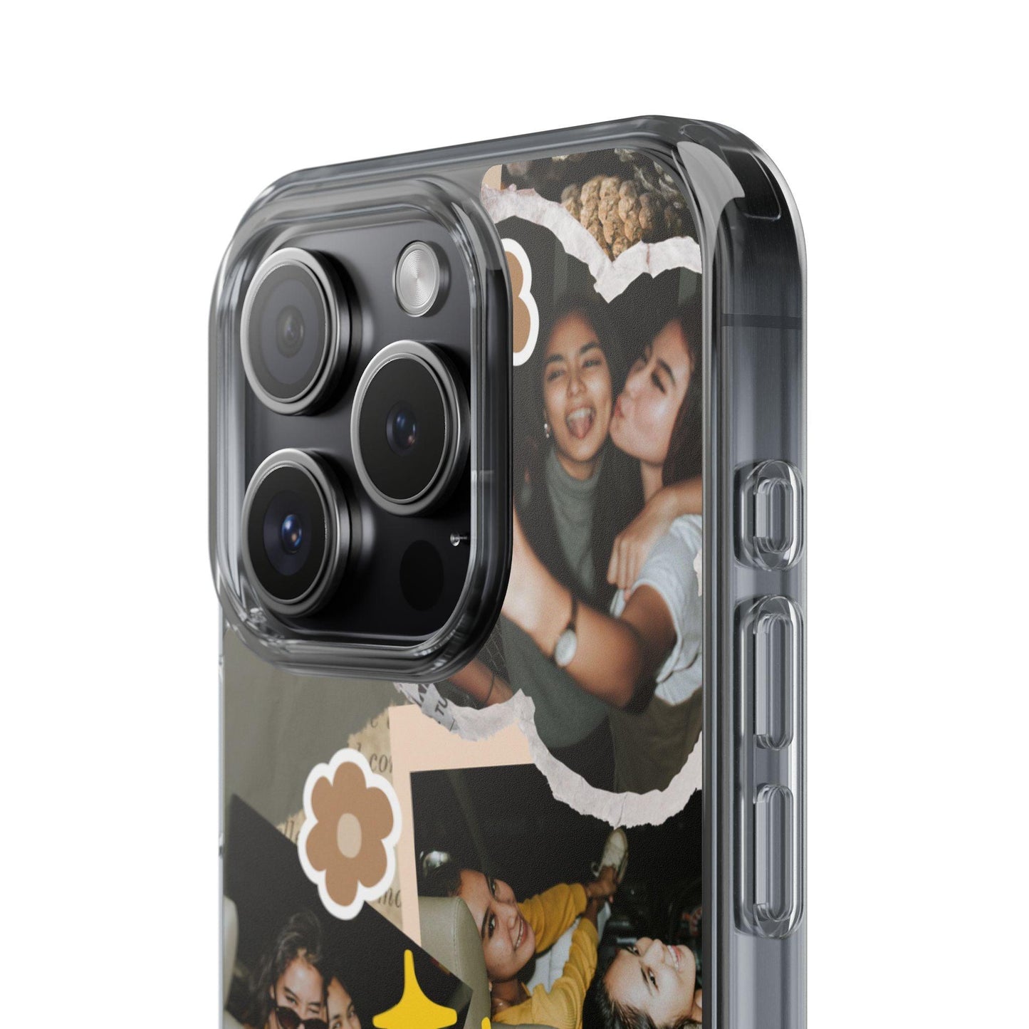 Memories In Retro Templet  Custom Printed Clear Cases