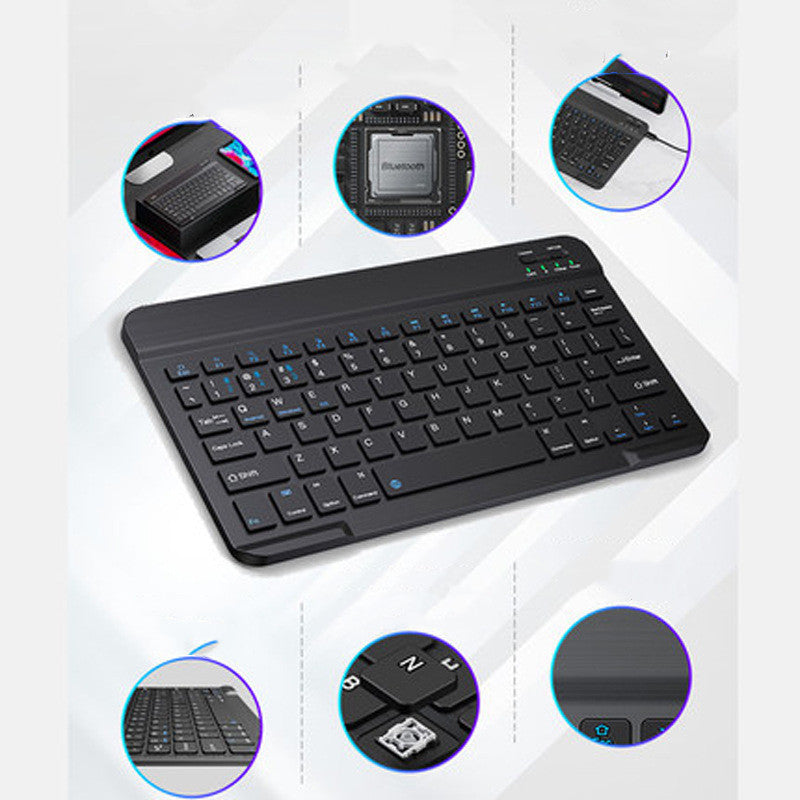 "Wireless Keyboard Compatible with Apple and Huawei Mate Pad/iPad Tablets