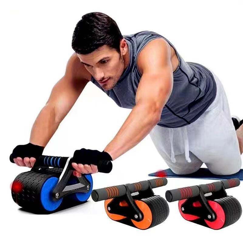 Double Wheel Ab Roller with Rebound