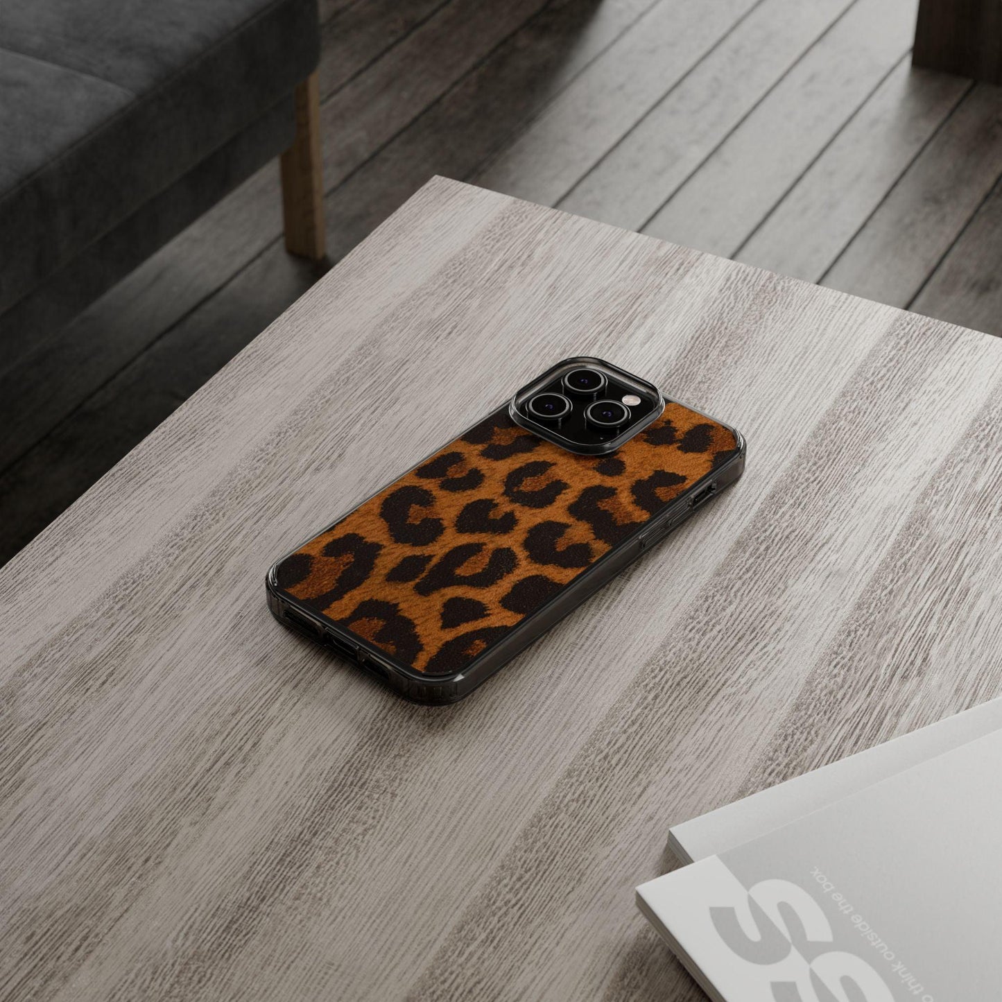 Clear Cases Cheeta Print