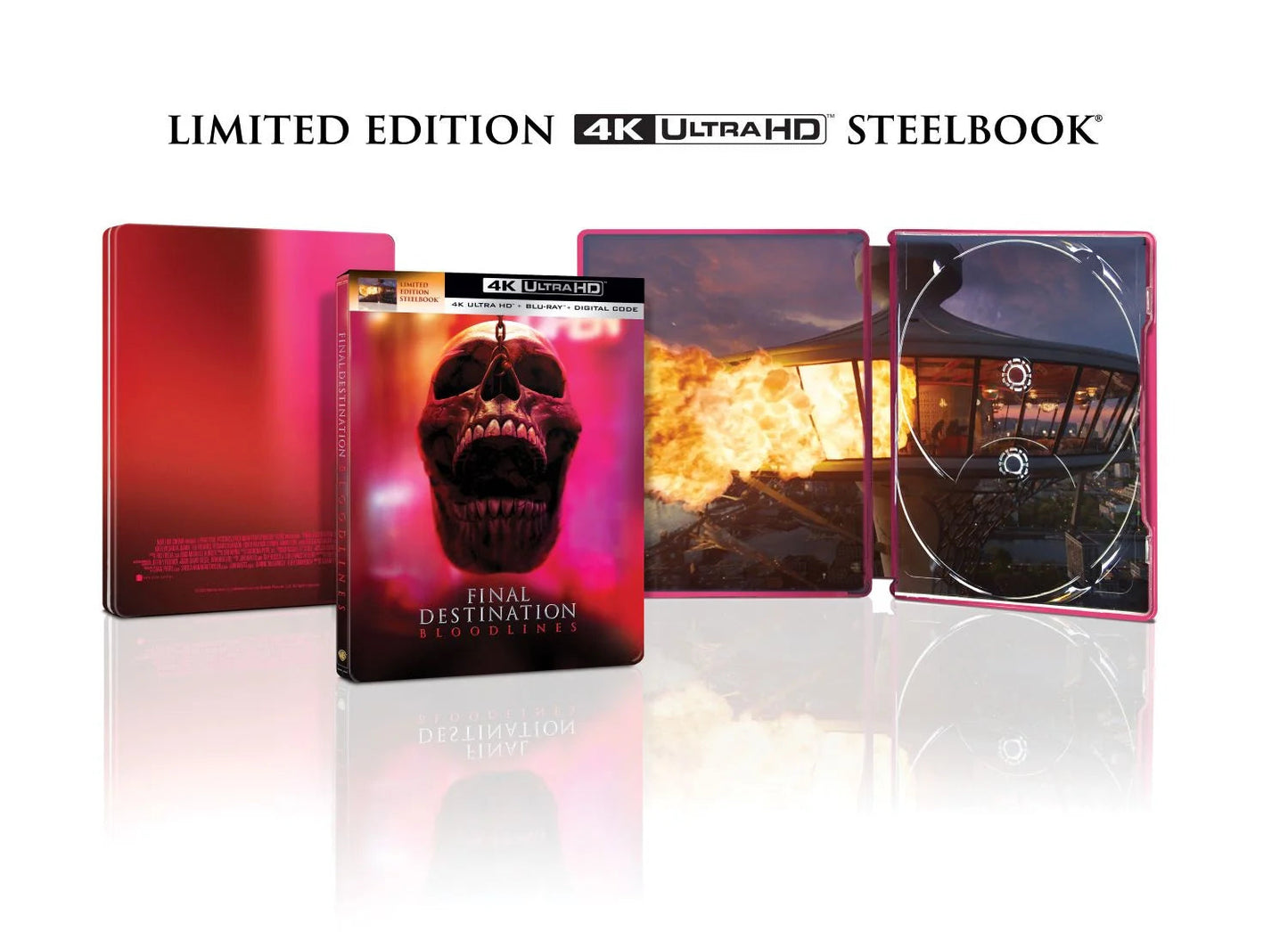 Final Destination: Bloodlines - Limited Edition Steelbook (4K Ultra HD + Blu-ray + Digital)