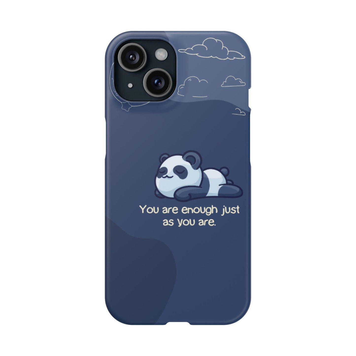 Panda Dreams Phone Case – Cozy Vibes & Inspiring Words