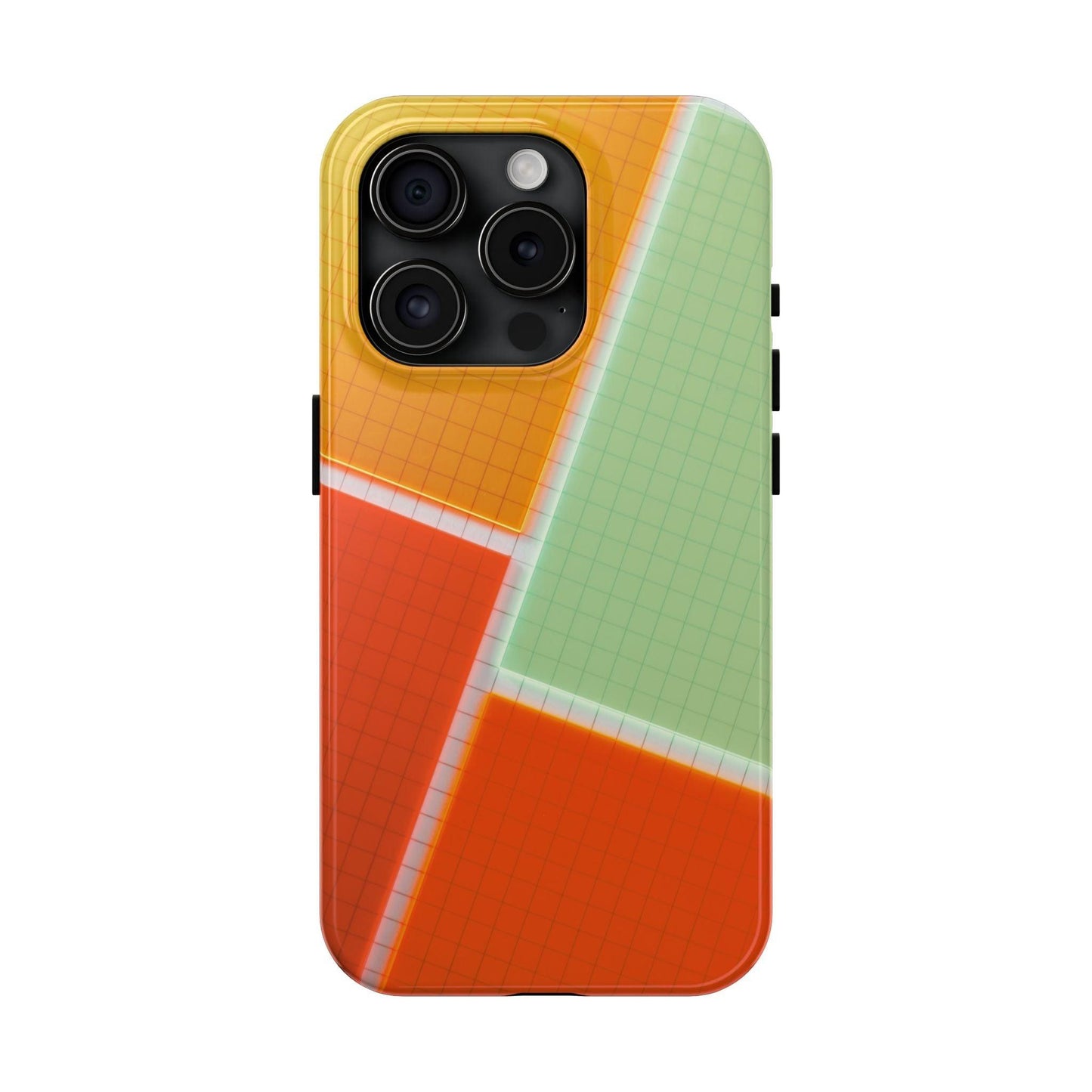 Four Colors Blocks With Shades Tough Phone Cases