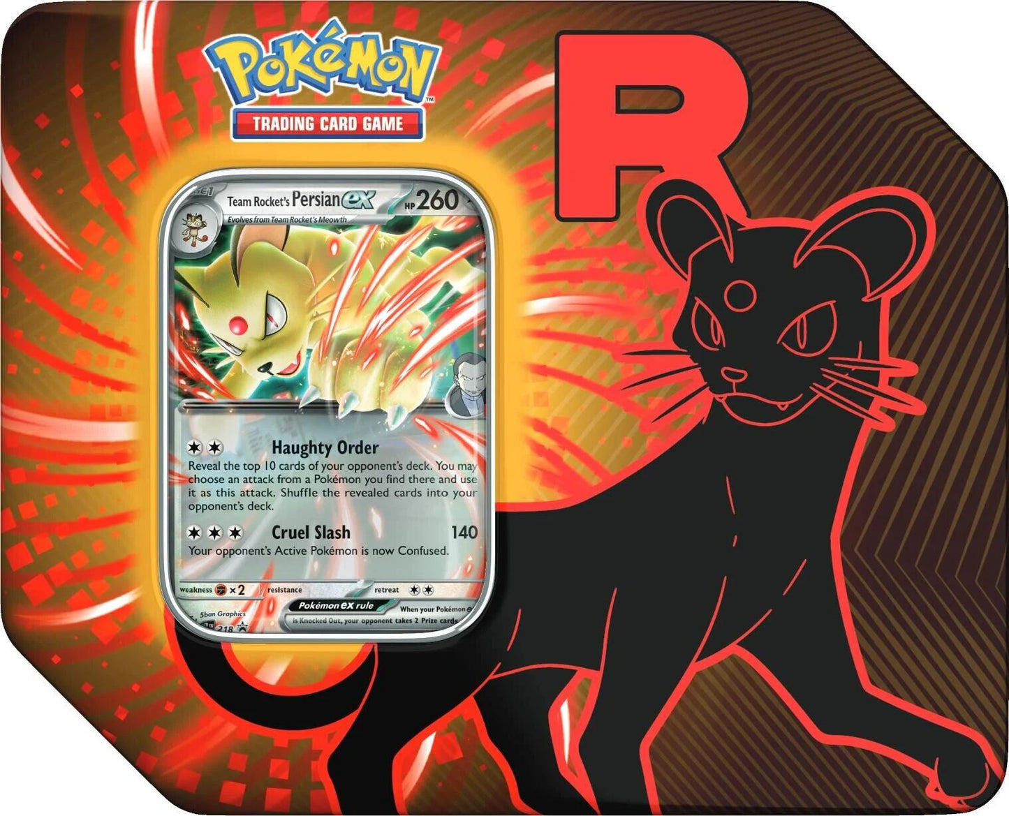 Team Rocket Tin [Team Rocket's Persian ex] [MCAP]
