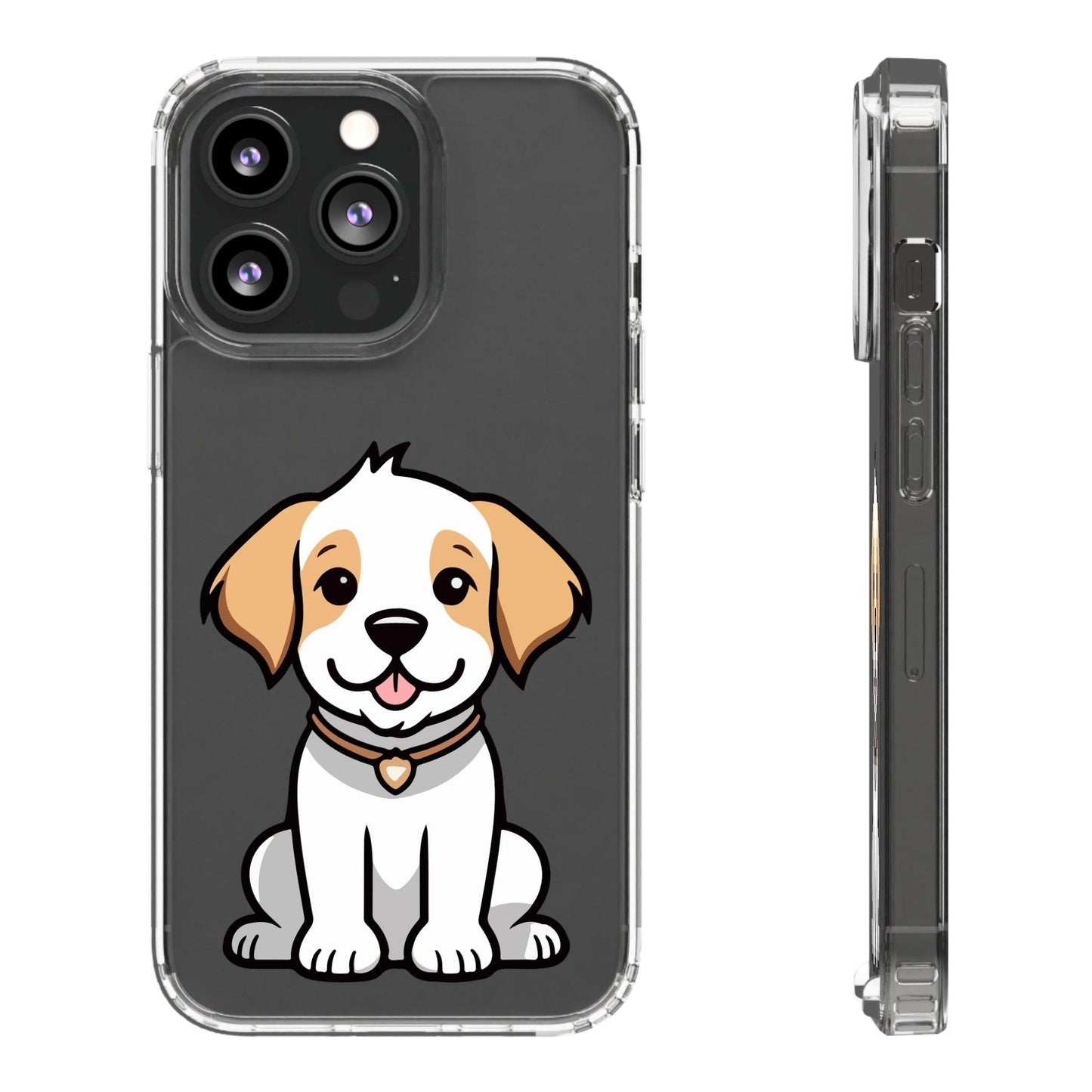 Clear Cases With Dog Printed