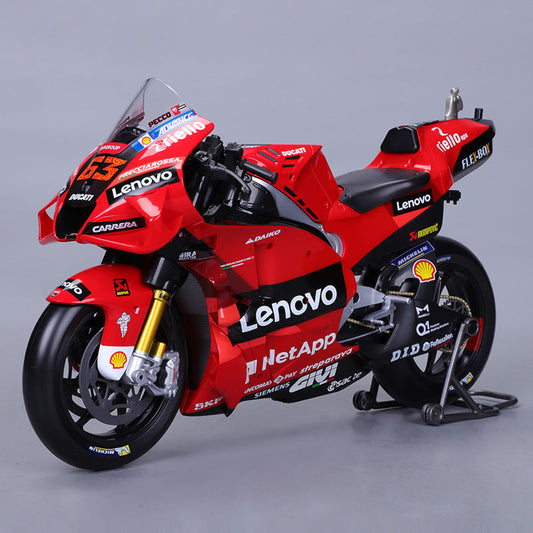 Meichi Figure 1:6 Ducati Grand Motorcycle Simulation Alloy Motorcycle Racing Ornament Toy Model