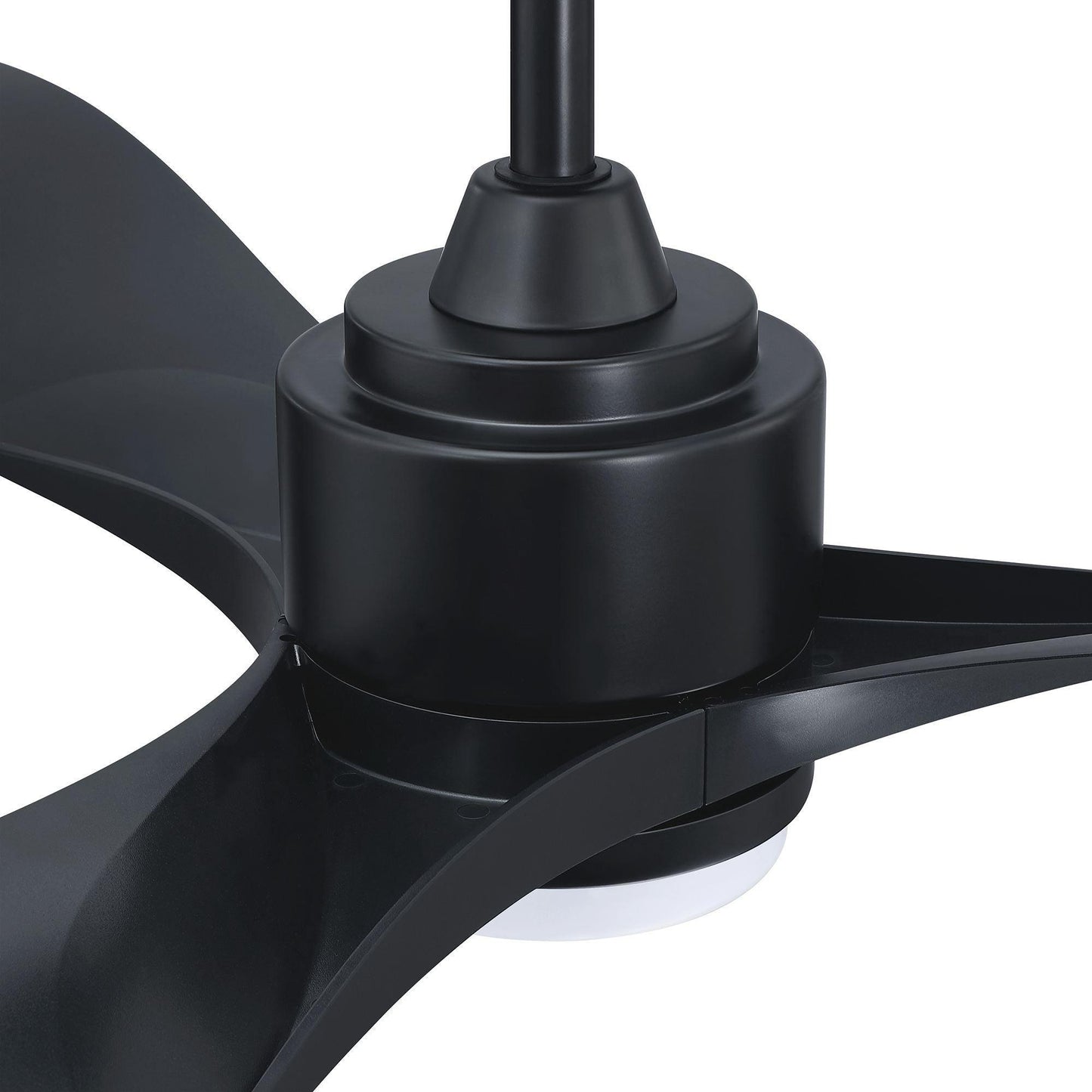 66'' Misael Propeller Integrated Led Indoor Modern Black Ceiling Fan With Remote And Light Kit Included