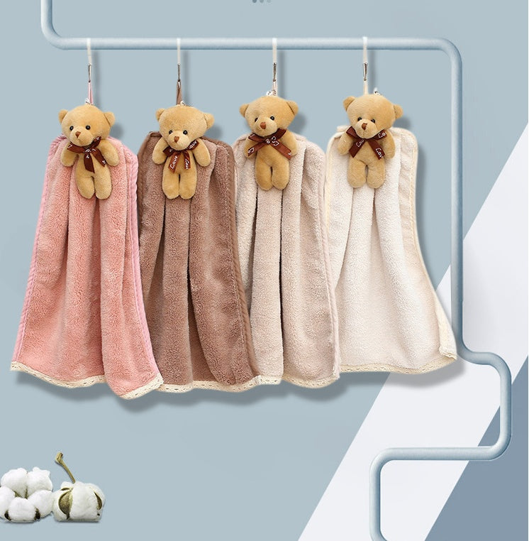 Coral Velvet Absorbent Dish Towel