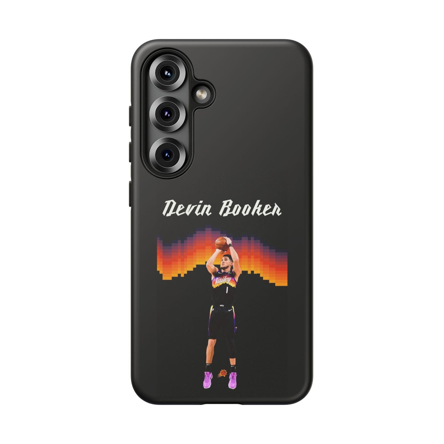 Devin Booker Precision Blaze Series – Dual-Layer ShockGuard Protection | Fits iPhone 8–16 Pro Max & Samsung Galaxy S10–S25 Ultra