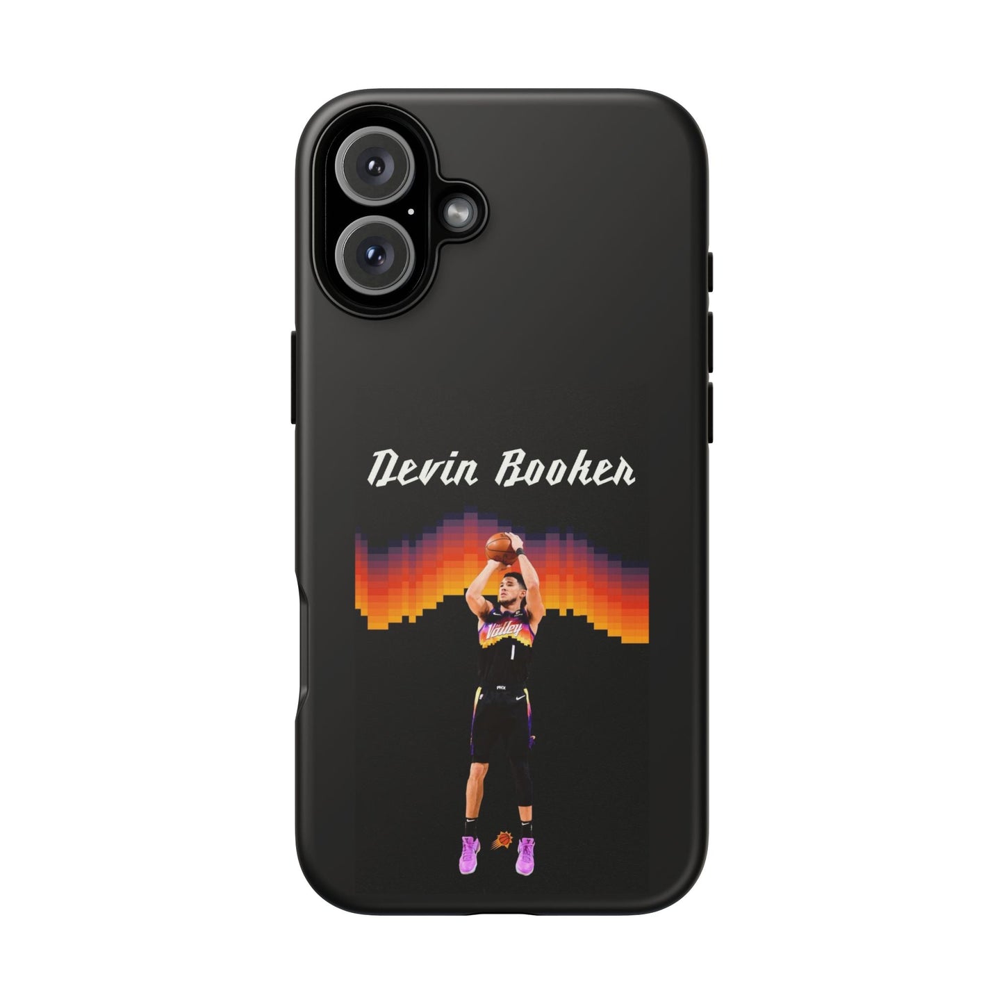 Devin Booker Precision Blaze Series – Dual-Layer ShockGuard Protection | Fits iPhone 8–16 Pro Max & Samsung Galaxy S10–S25 Ultra