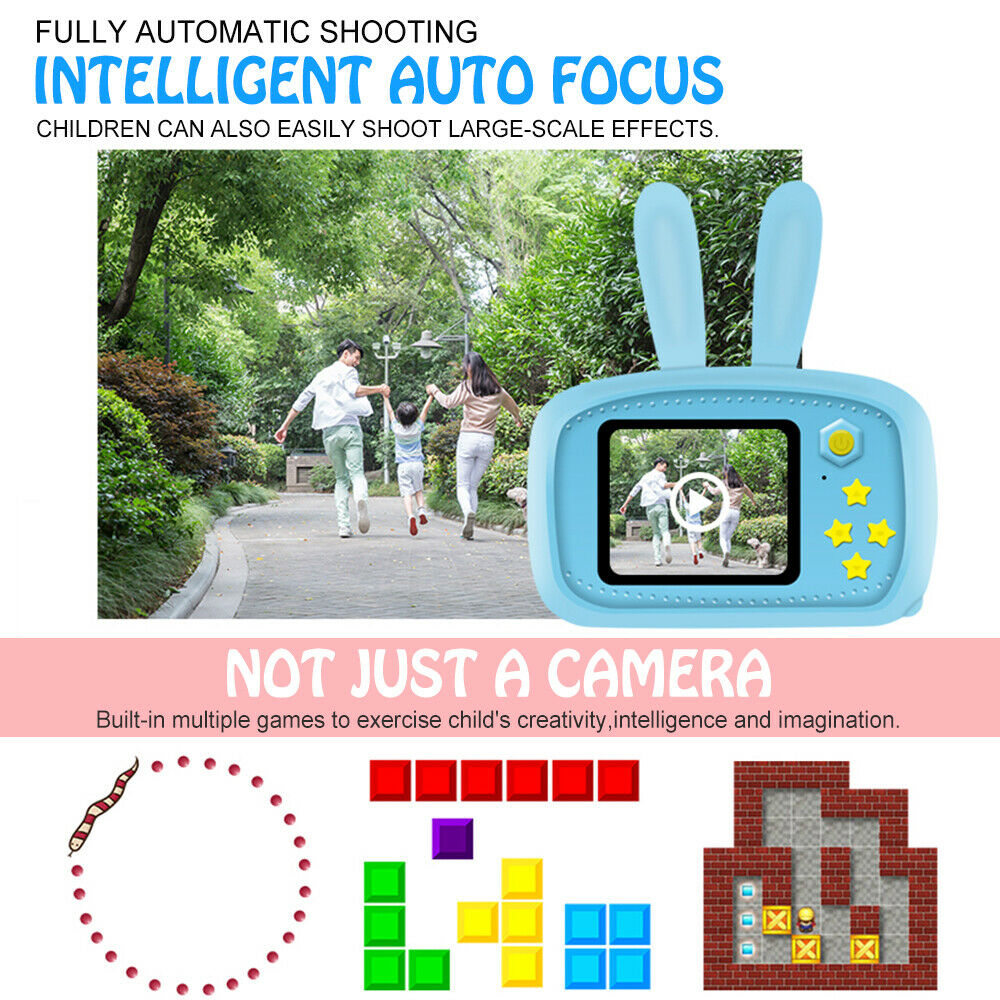 Children Take Photo Camera Full HD 1080P Portable Digital Video Camera 2 Inch LCD Screen Display Children ForKid Learning Study