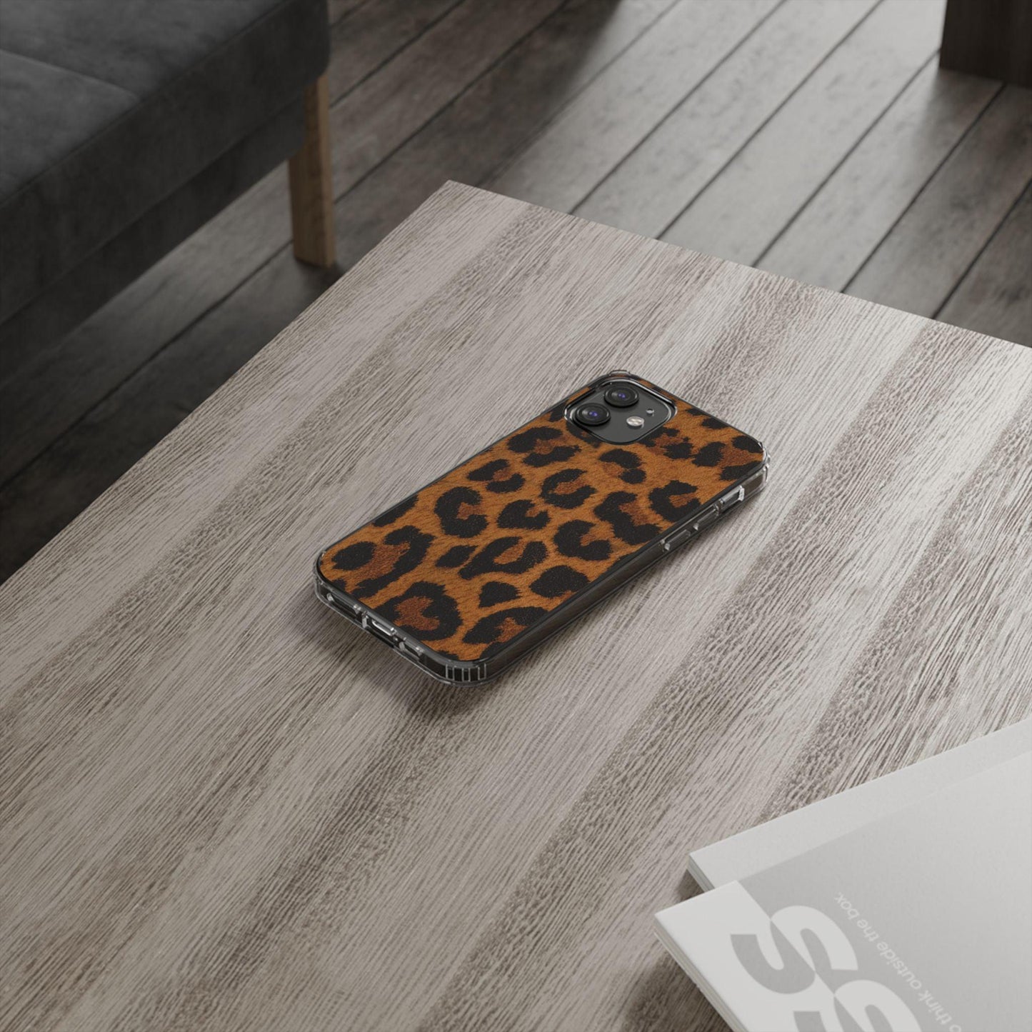 Clear Cases Cheeta Print
