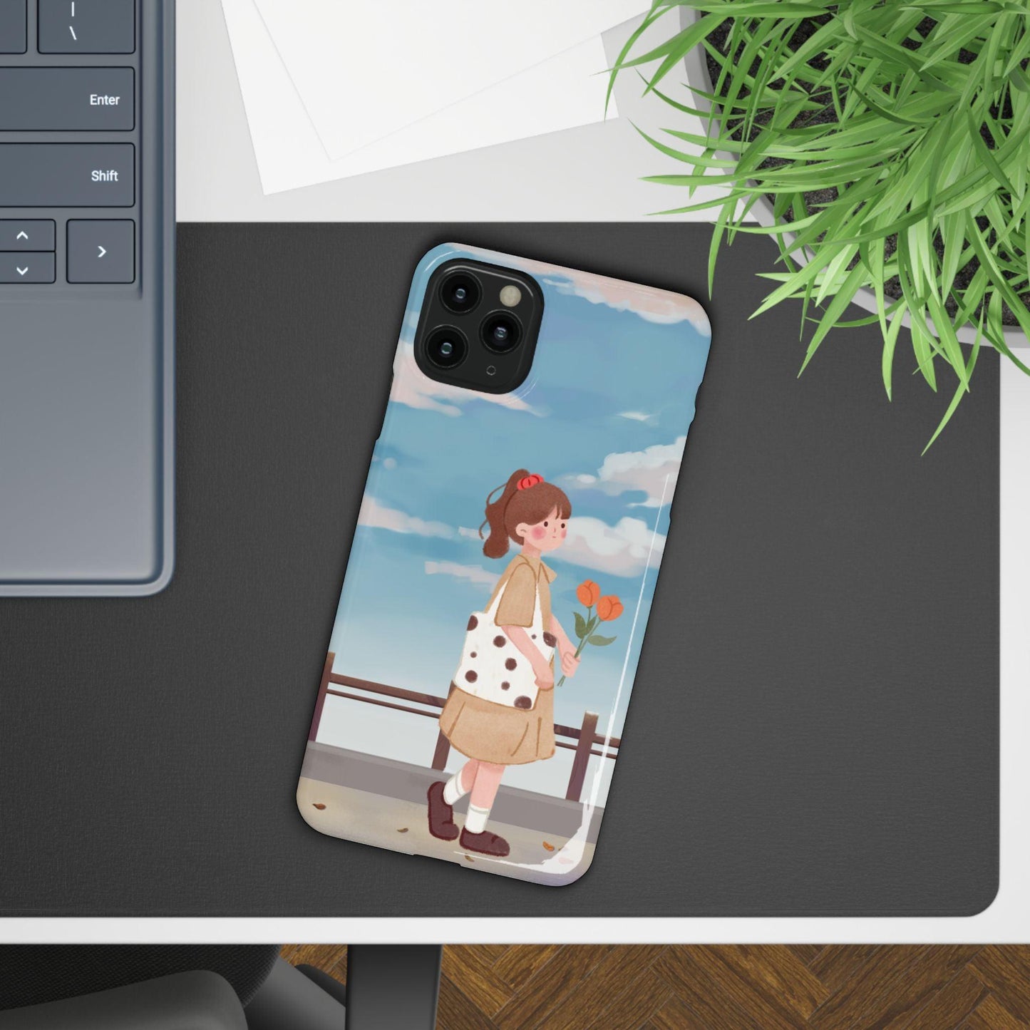Joyful Stroll Mobile Cover – Embrace Happiness Everywhere You Go!