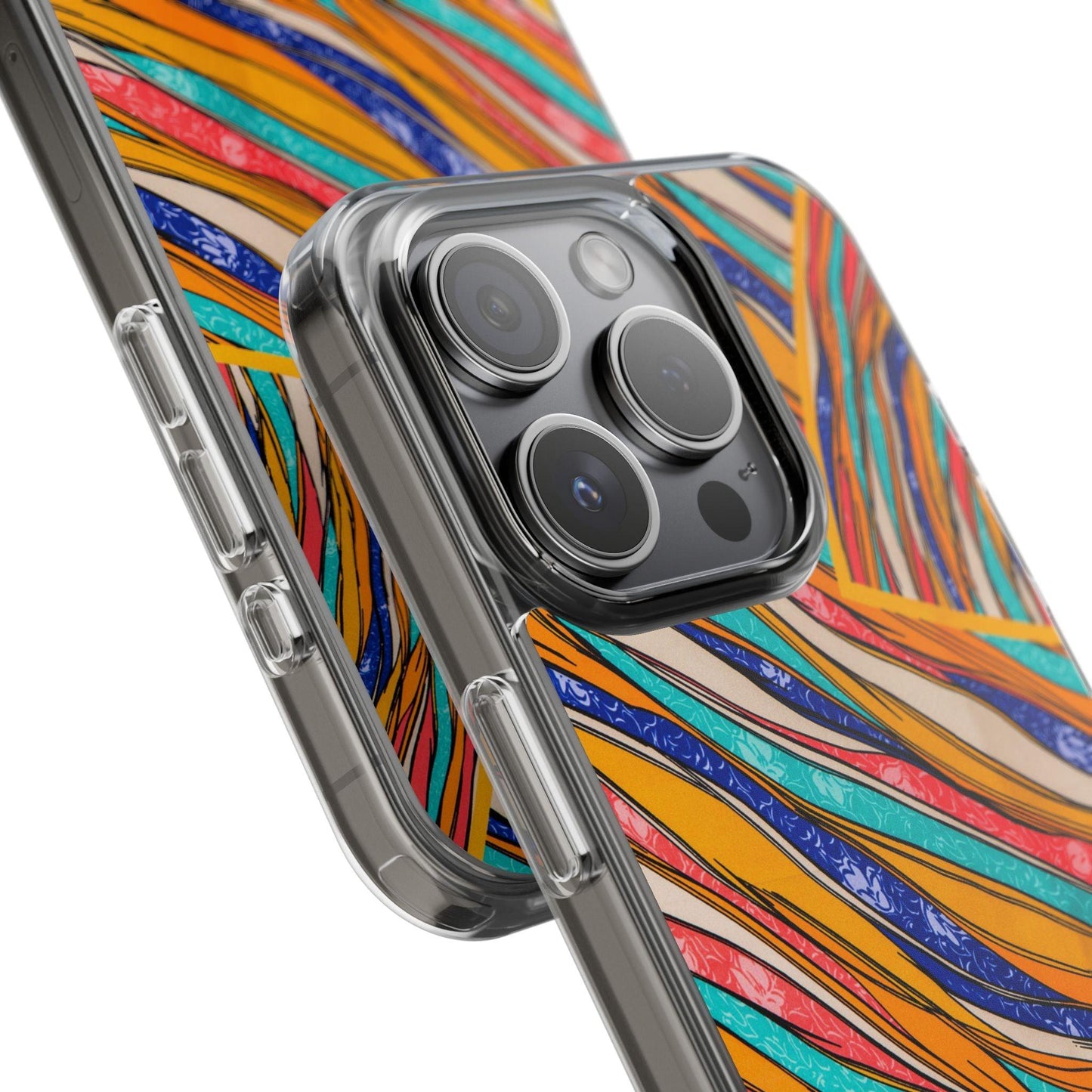 Clear Cases Stripes of  Powerful Colors