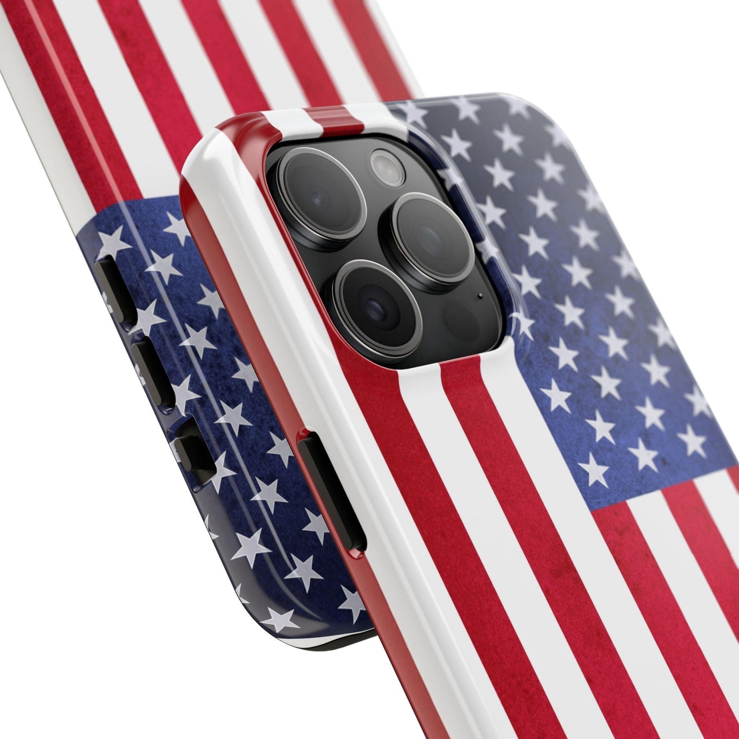 USA Flag Printed Tough Phone Cases