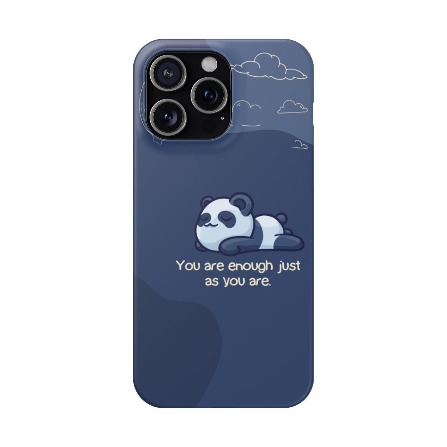 Panda Dreams Phone Case – Cozy Vibes & Inspiring Words