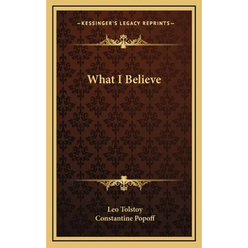 What I Believe