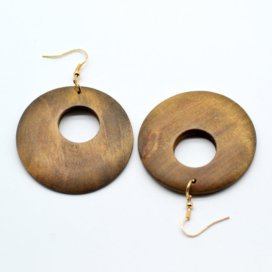Original Fashion Wood Earrings Ornament