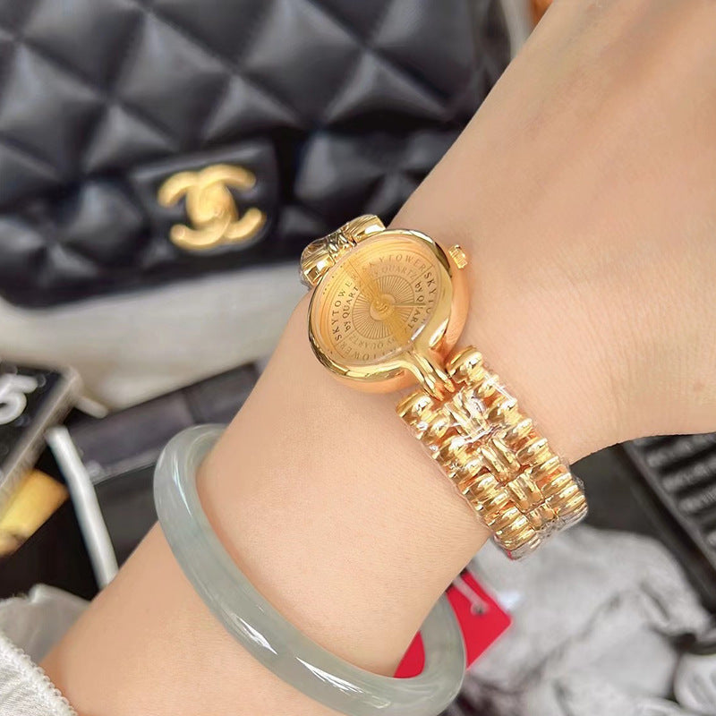 Women's Cold Style Hollow Bracelet Watch