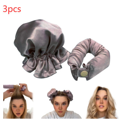 Heatless Cloth-Covered Curling Rod