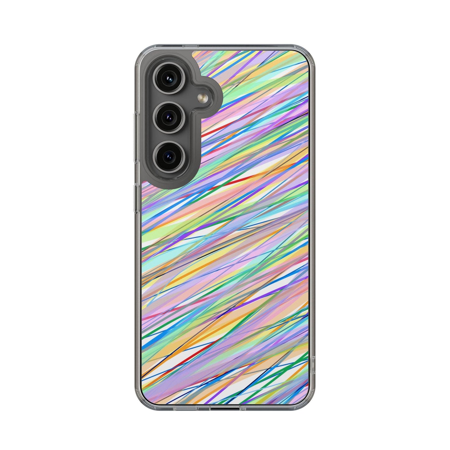Threads Of Colors Clear Case