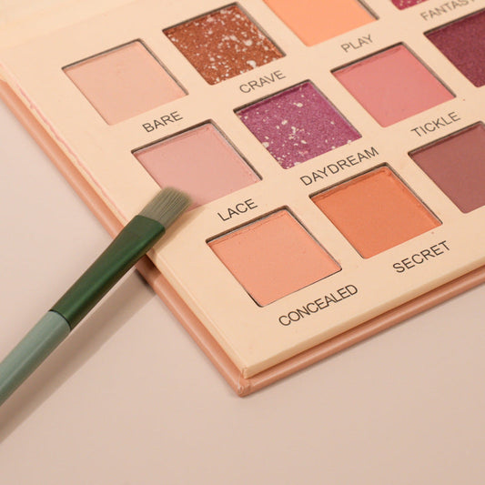 18 color desert rose matte pearl eye shadow plate earth color plate multi-purpose color eye shadow plate