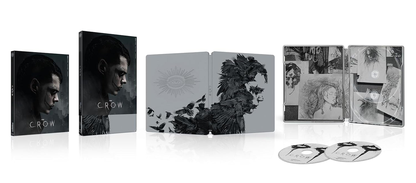 The Crow Steelbook (2024) [4K UHD + Blu-ray + Digital]