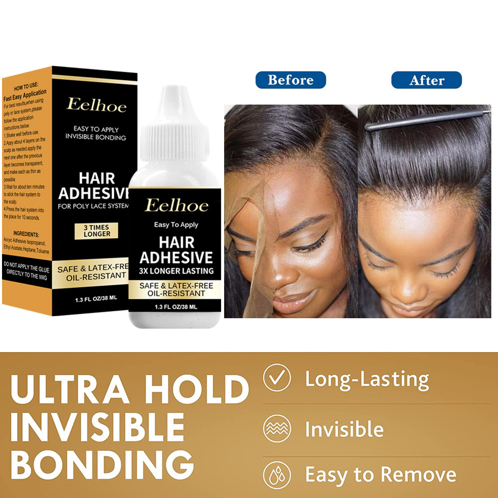 Wig Glue Skin Invisible Liquid Glue Weave Hair Repair Wig Removal Glue Quick Hair Removal Block Glue