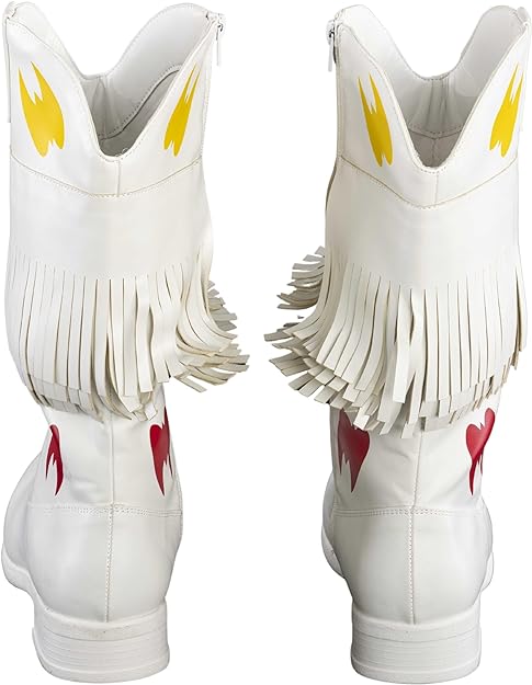 Ultimate Wrestler Warrior White Boots