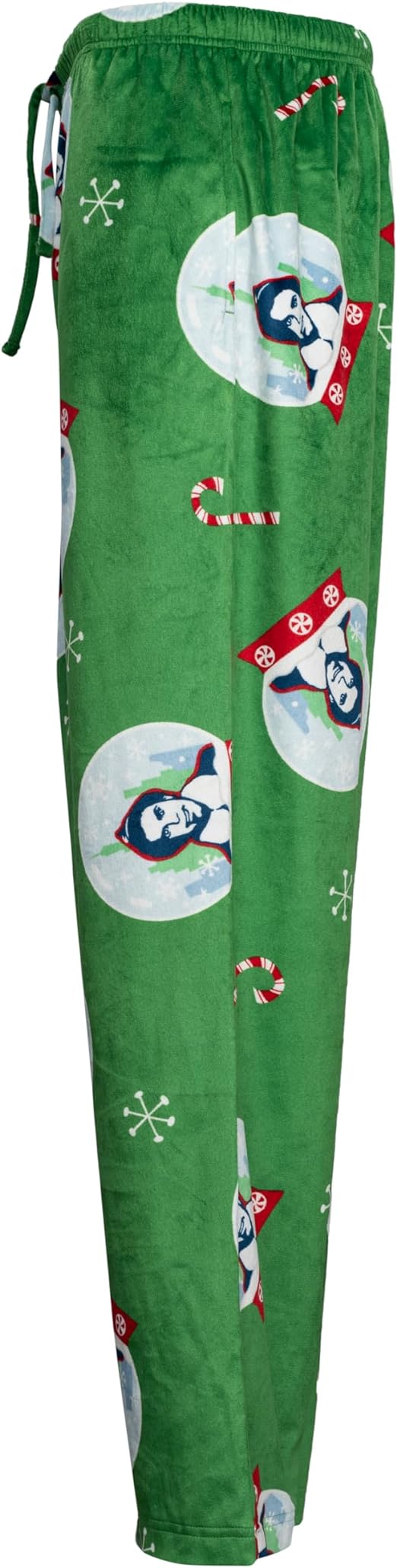 Elf Snowflakes Candy Cane Green Lounge Pants