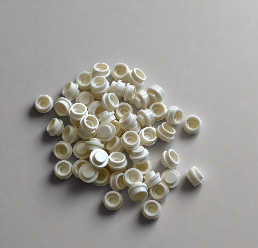 White 4073 1x1 Round Plate Brick – Choose Quantity – LEGO® Compatible Bulk Lot
