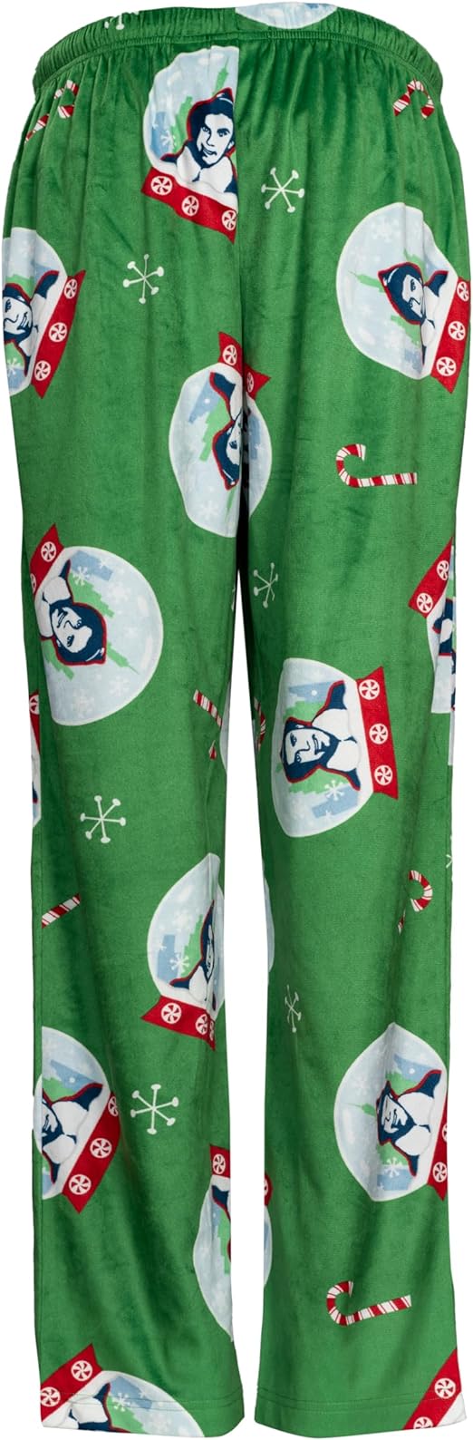 Elf Snowflakes Candy Cane Green Lounge Pants
